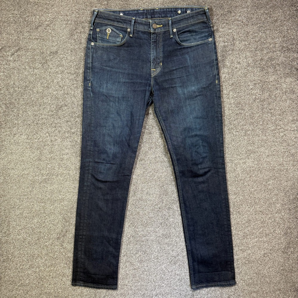 Levi's Slim Tapered Jeans Mens 32x32 Dark Wash Indigo Denim A9619-29